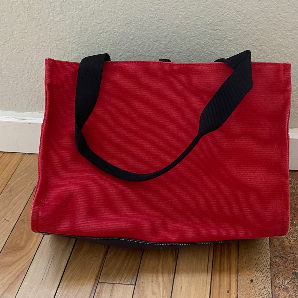 kate spade Red Canvas Tote Beautiful - Picture 9 of 11